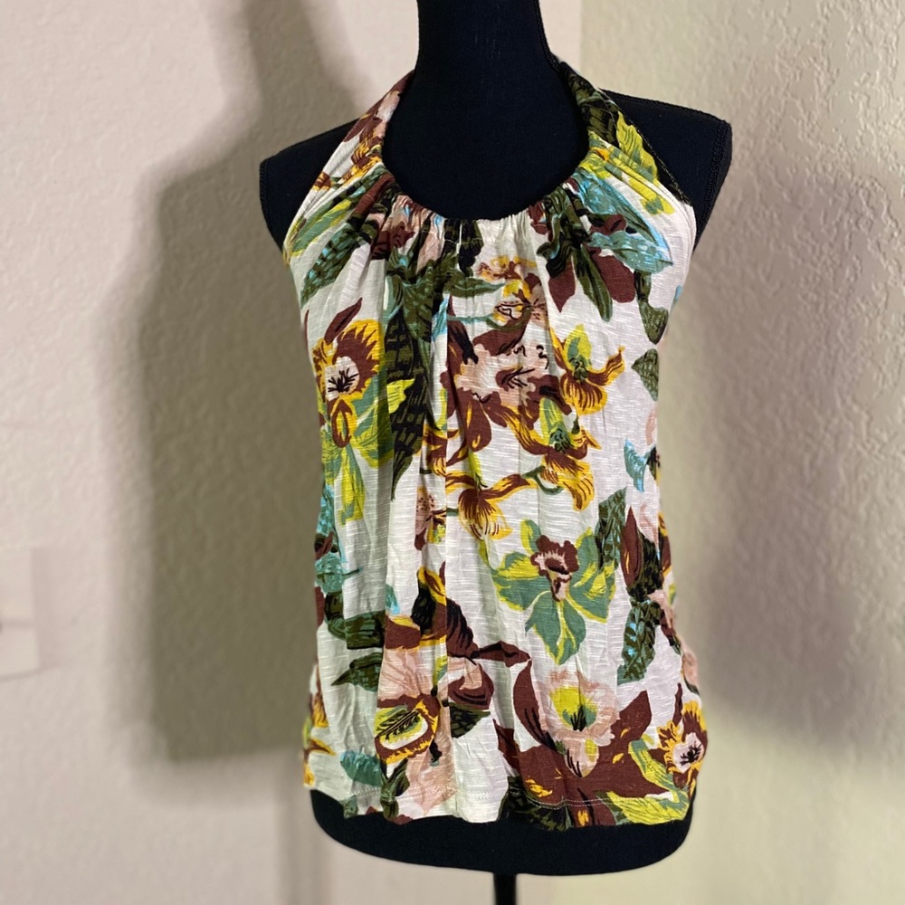 Urban Outfitter Kimchi Blue Floral Halter Tank Top
